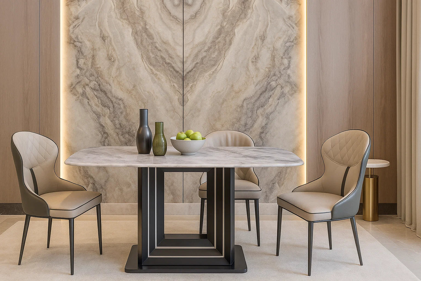 Malvesso Marble Dining Table