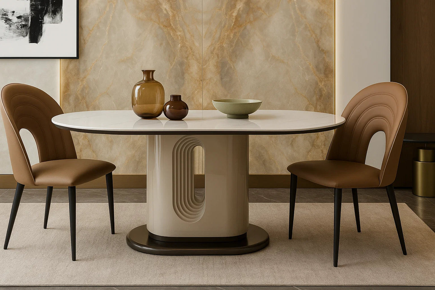 Aurelyn Marble Dining Table