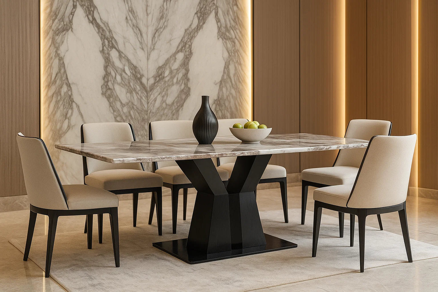 Enovara Marble Dining Table
