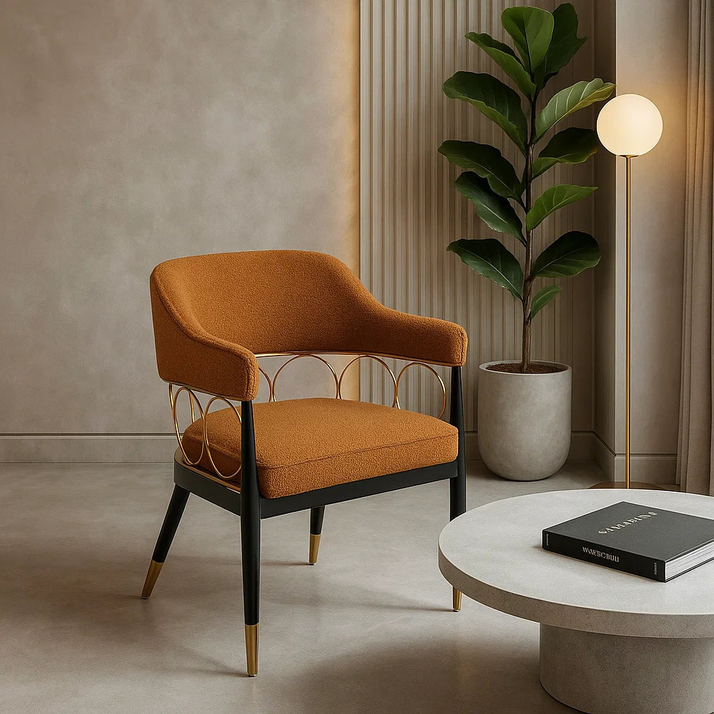 Cadenza Boucle Lounge Chair